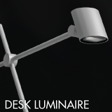 Desk luminaire example for office lighting
